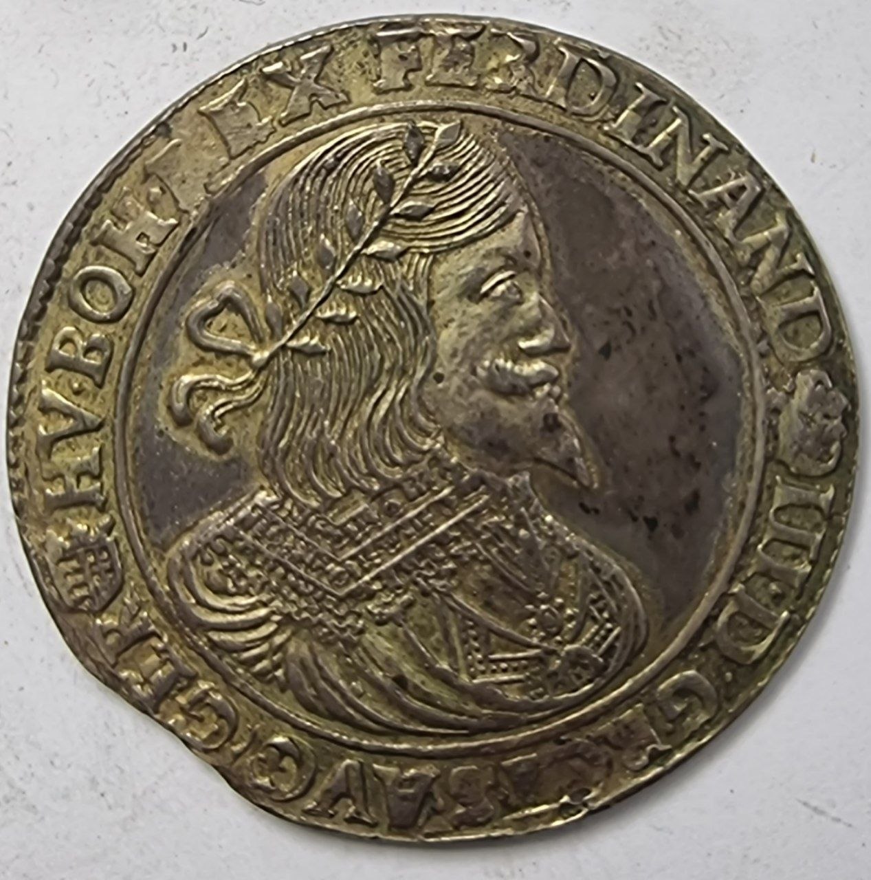Королевство Венгрия,  1 талер 1650 года, Фердинанд III 