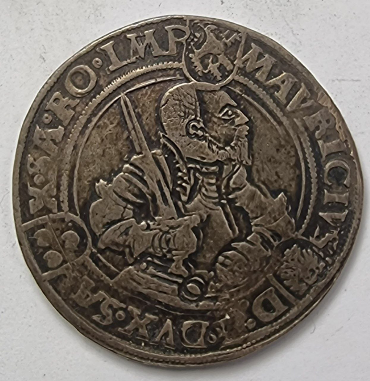 Германские государства, Саксония, Монета Талер 1549 год, Морис Саксонский  Альбертинская линия. 