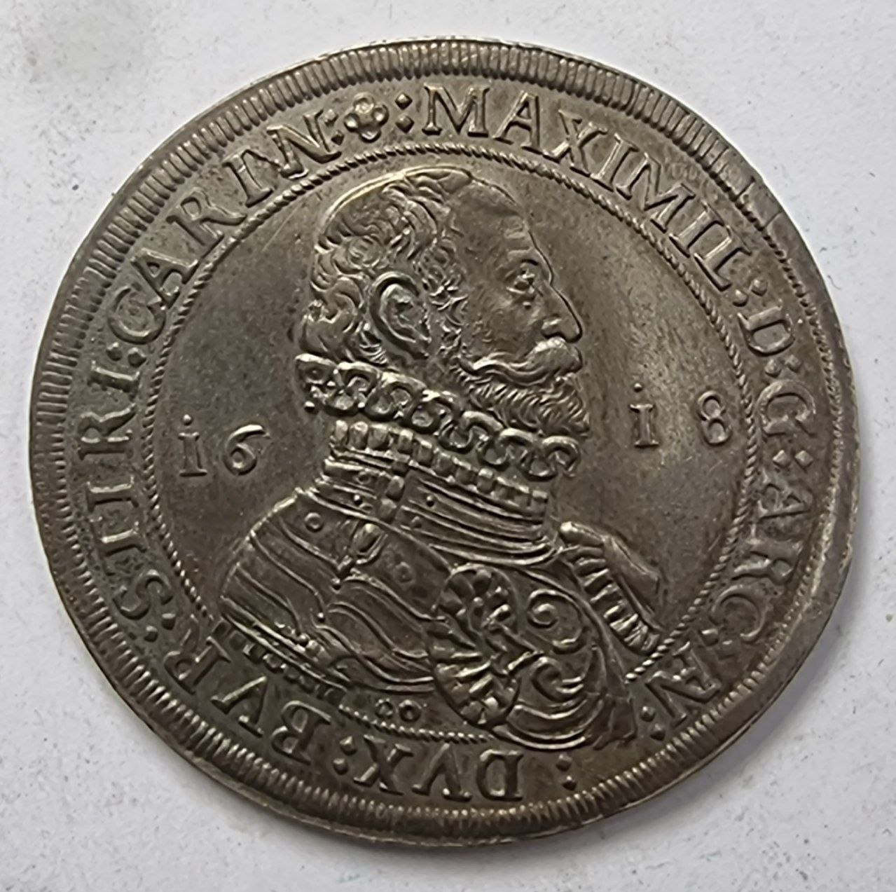 Австрия, Графство Тироль. 1 талер 1618 года. Максимилиан III 