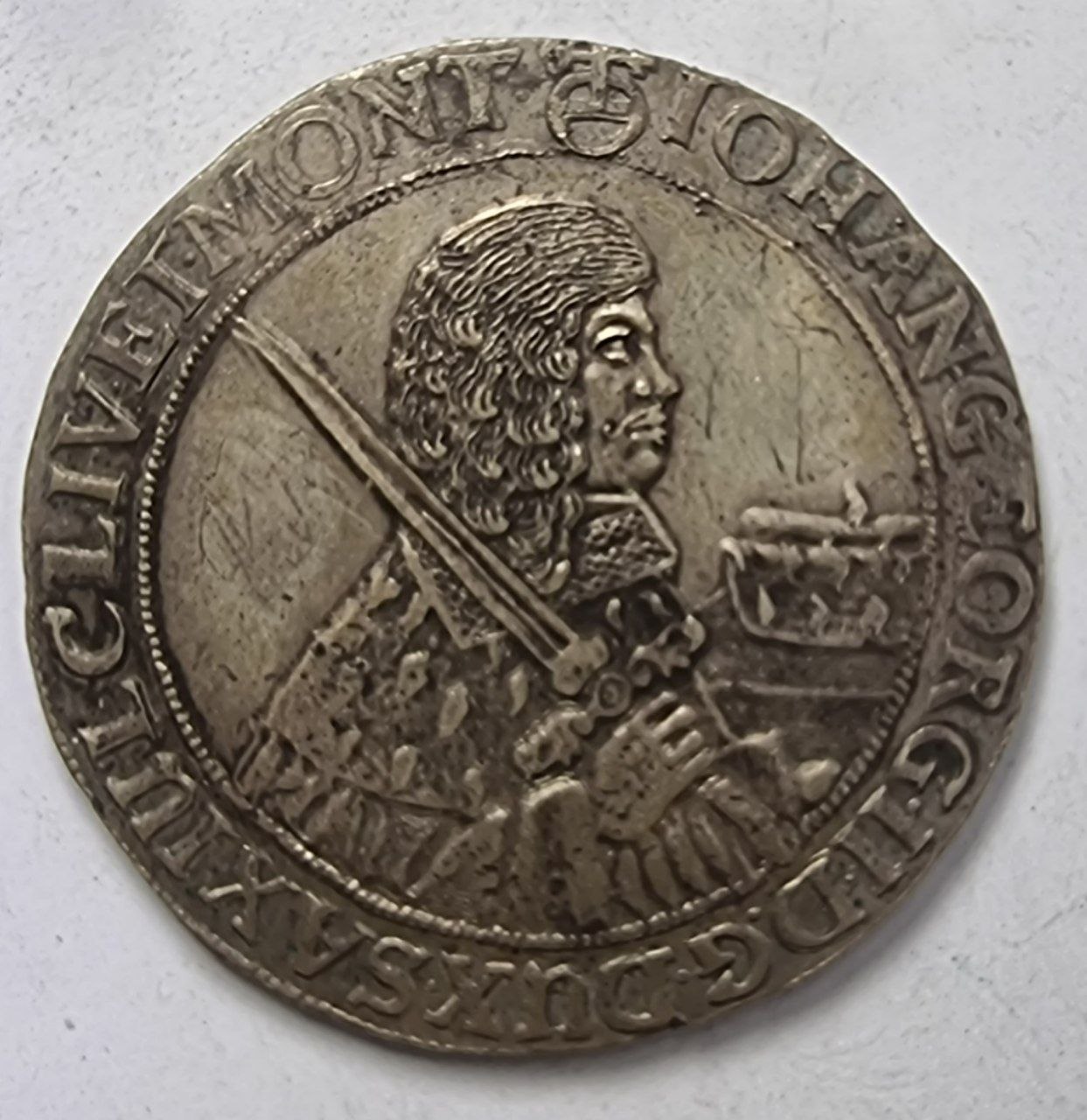 Германские государства,  Саксония. Талер 1662 года. Иоганн Георг II 