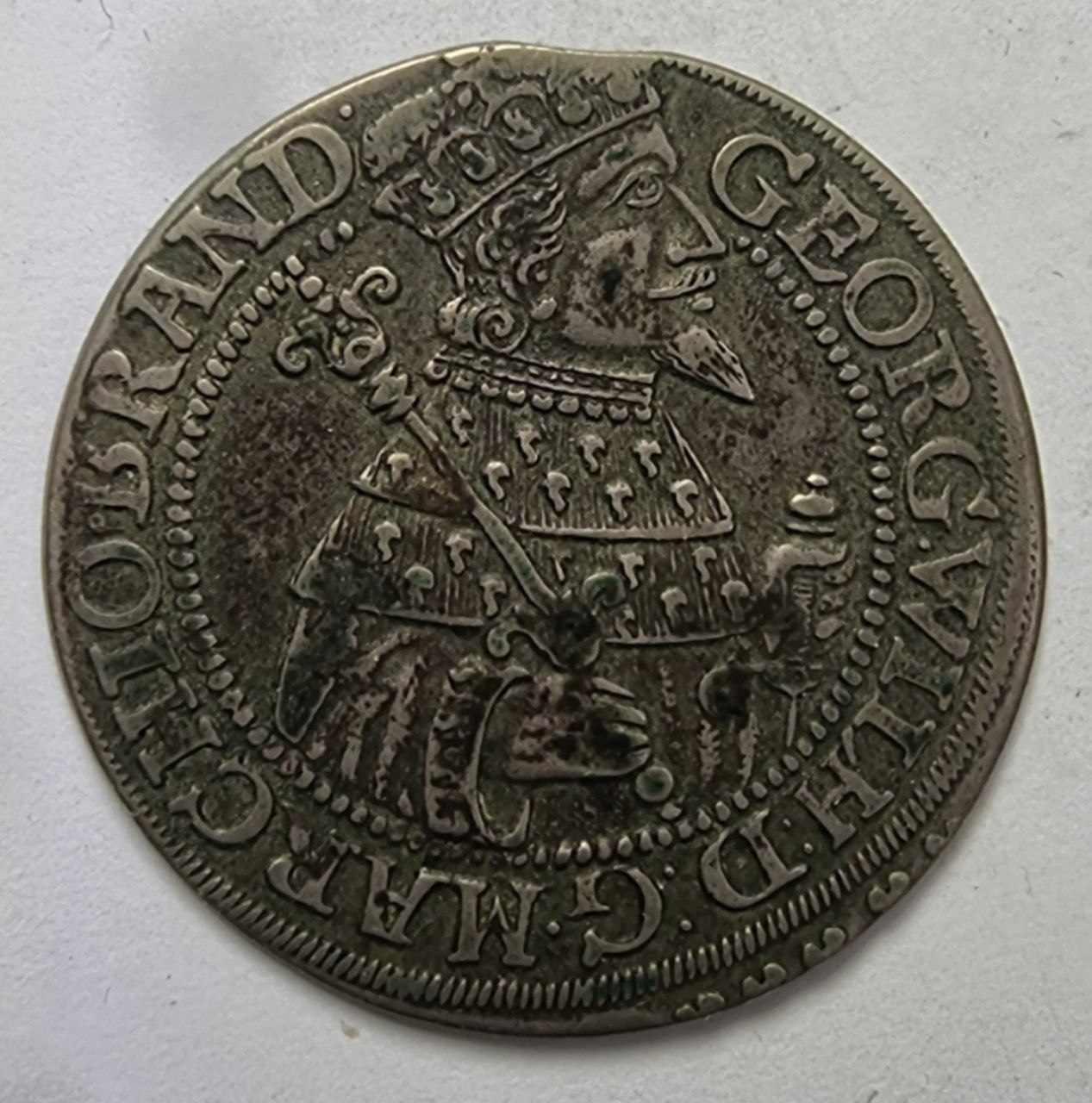 Бранденбург-Пруссия. 1 Орт 1/4 Талера 1626 года.  Курфюрст и маркграф Бранденбургский, герцог Пруссии Георг Вильгельм 