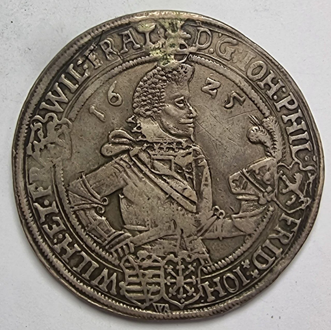 Германские земли, Саксен-Альтенбург. Талер 1625г. Три  брата, Иоганн Филипп. 