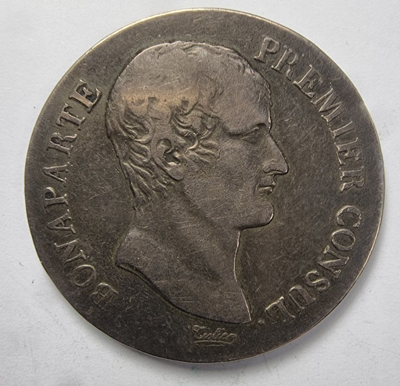 Франция, Первая республика, монета 5 франков 1803 года