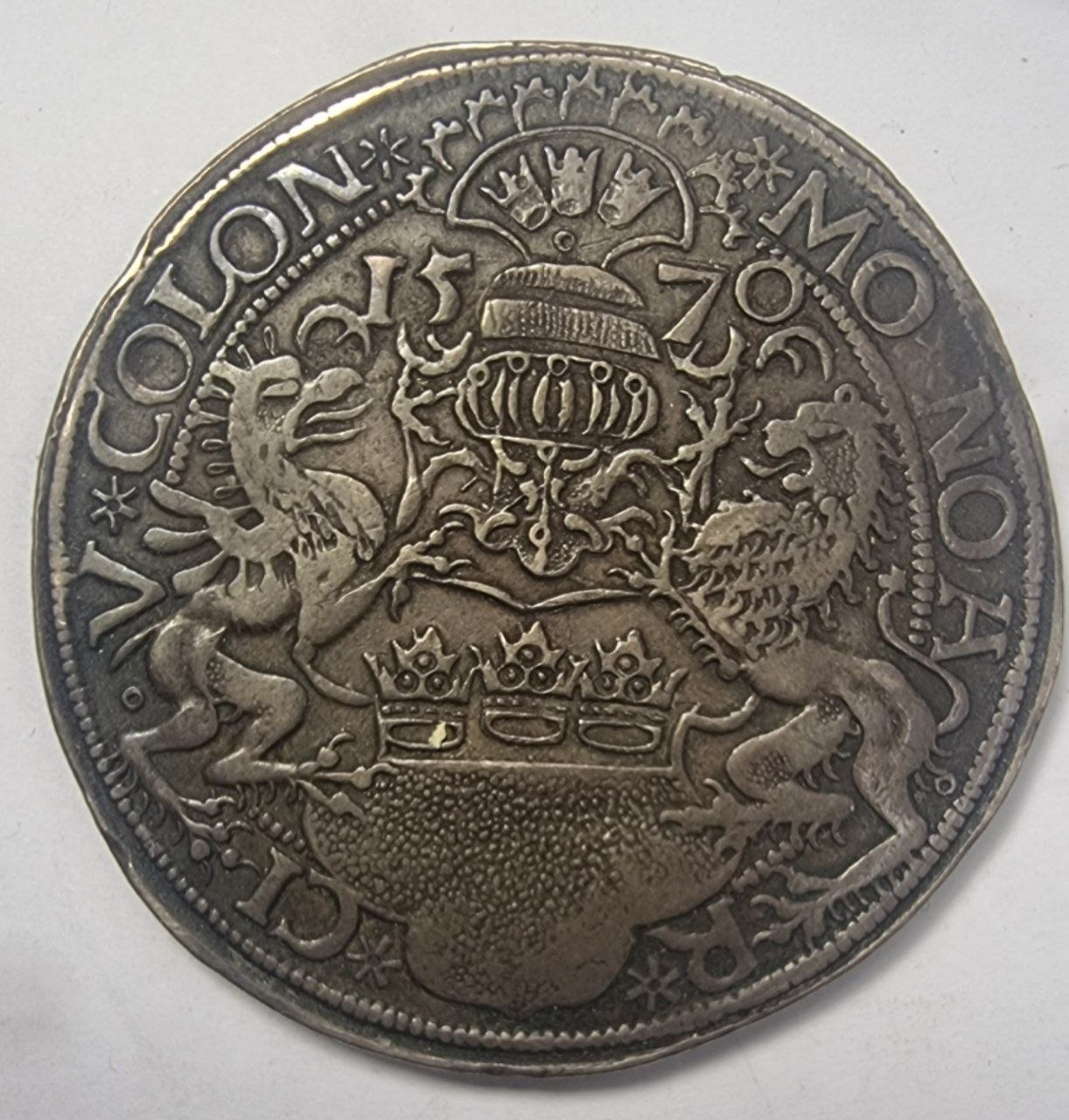 Германские земли, Кельн Талер 1570 года.