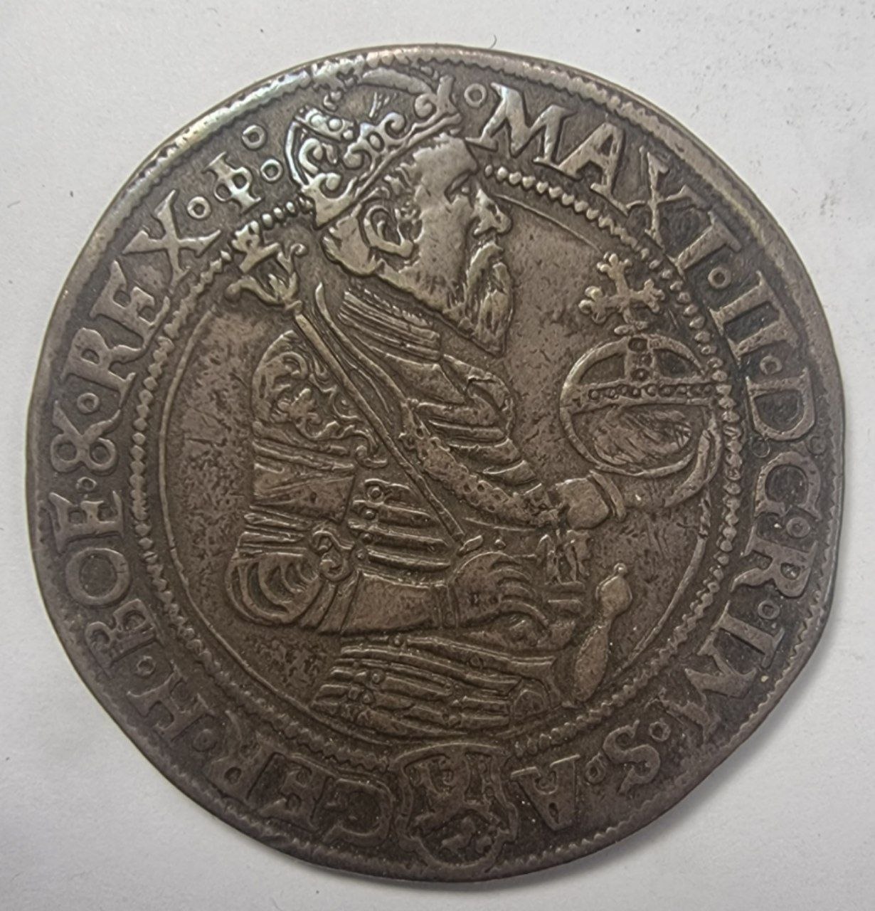 Королевство Богемия, монета Гульден  / 60 Крейцеров 1566 года - Максимилиан II 