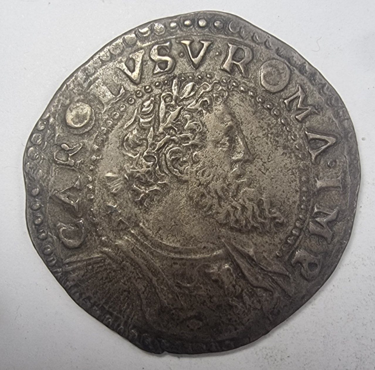 (1516-1556) Неаполь, Карл V  1/2 дуката (Полдуката) 