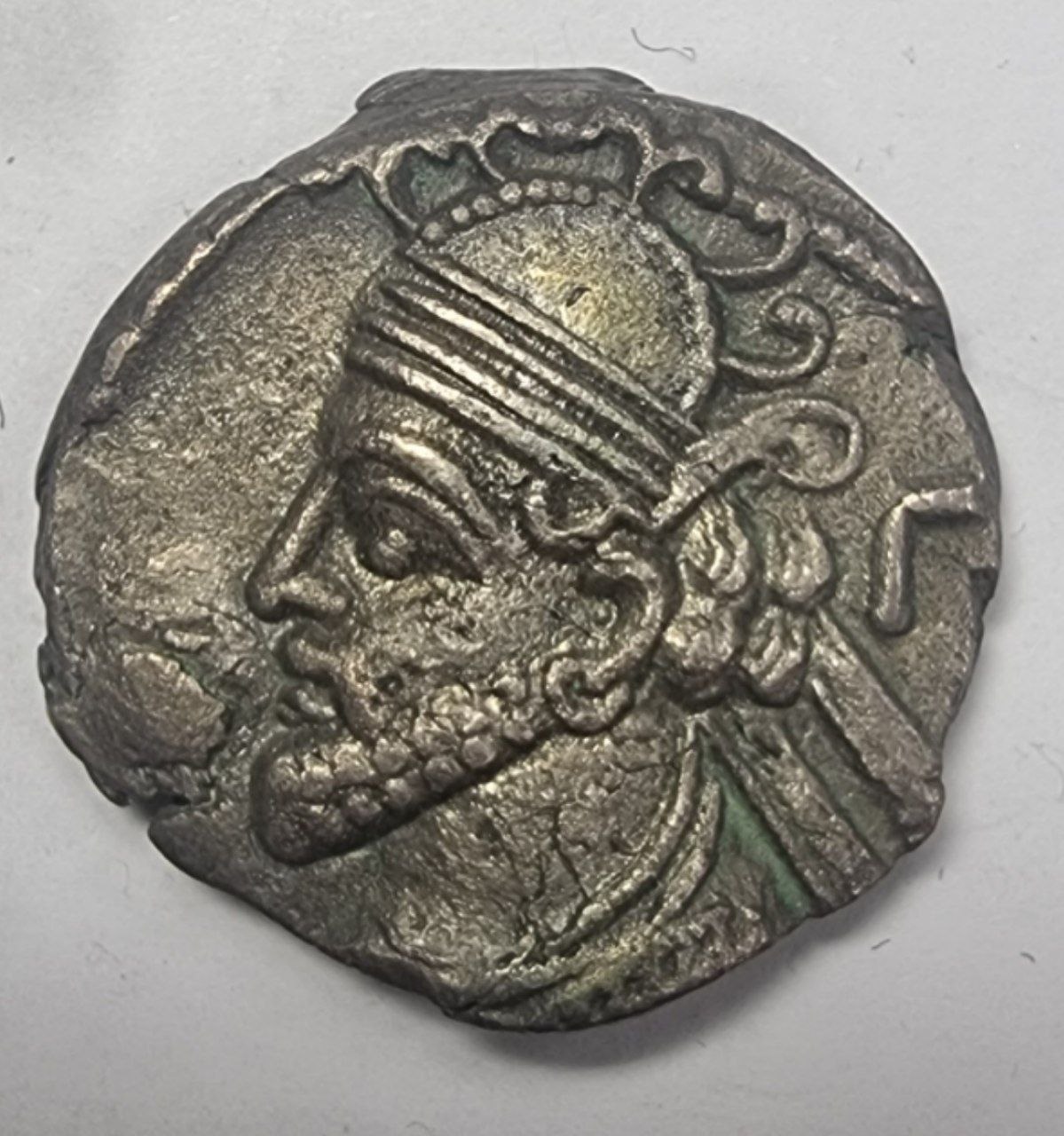 Вологез III царь Армении - Парфии из династии Аршакидов. Тетрадрахма 121/122 гг. н.э.