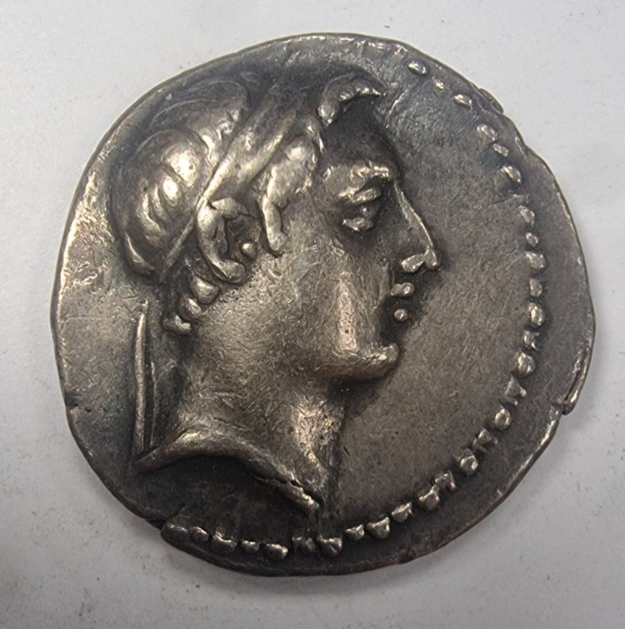 Антиохия Селевкиды, Монета Тетрадрахма 162-150 до н.э. Деметрий I 