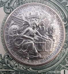 США монета ½ доллара 1936 г. Штат Техас Texas Half Dollar