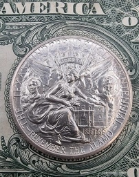 США монета ½ доллара 1936 г. Штат Техас Texas Half Dollar