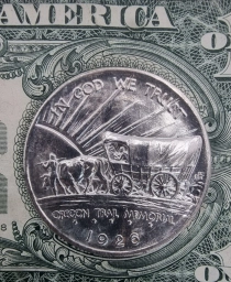 США  ½ доллара 1926г. Орегонская Тропа Oregon Trail Half Dollar