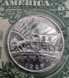 США  ½ доллара 1926г. Орегонская Тропа Oregon Trail Half Dollar