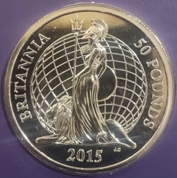 Великобритания £ 50 фунтов (£ 50 pounds) 2015 г. Буклет