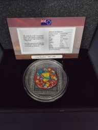 Острова Кука $ 20 долларов 2021г. Камень Койолксауки Coyolxauhqui