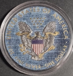 США, серебряная монета $ 1 ДОЛЛАР 2017 Liberty - american jeans.