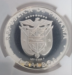 Республика Панама монета  1 бальбоа  1976г. Васко Нуньес де Бальбоа