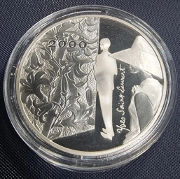 Франция. 10 франков (10 FRANCS) 2000г. Ив Сен-Лоран