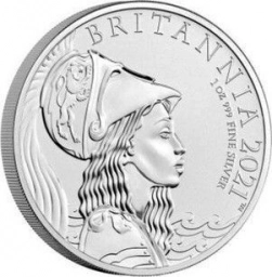 Великобритания, монета £ 2 фунта 2021 Britannia Premium Exclusive
