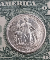 США монета ½ доллара 1935 г. Тихоокеанская выставка в Сан-Диего