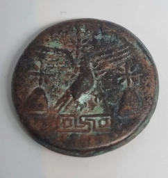 Антика 100-150 гг до н.э. Древняя Греция, Голова Афины в шлеме
