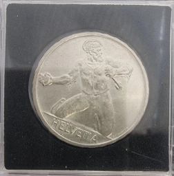 Швейцария, монета 5 франков 1944 г. «500 лет Битве у Сент-Якоба»