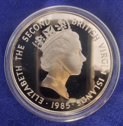 Виргинские острова 20 долларов 1985 г. Сокровища затонувшего корабля