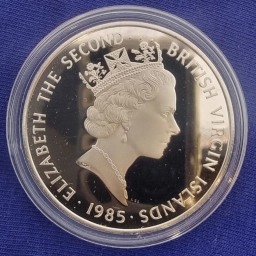 Виргинские острова 20 долларов 1985 г. Сокровища затонувшего корабля.