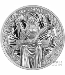 НАБОР 2026 Германия Норны Германия Минт 3 унции серебро 9999 в Капсула