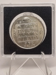Швейцария, серебряная монета 5 франков 1936г. Фонд вооружения