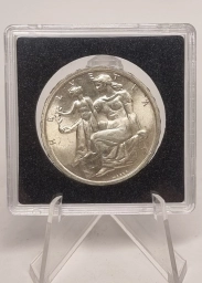 Швейцария, серебряная монета 5 франков 1948г. Конституция