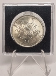 Швейцария, серебряная монета 5 франков 1948г. Конституция