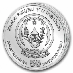 2026 Руанда парусник Крузенштерн серебро 1 унция 999 в Запайке !!!