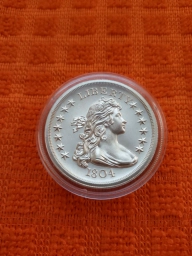 Раунд США 2 унции 1804 серебро