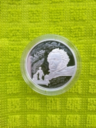 3 рубля 2024г А.С.Пушкин. Серебро 1 унция