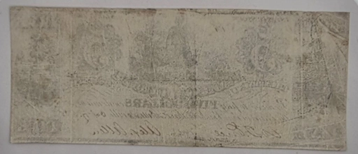 $ 5 Долларов 1896г America Madison County штат Иллинойс округ Мэдисон.