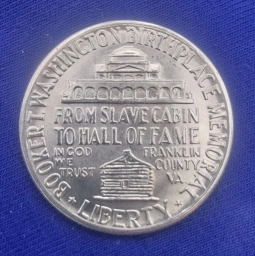 США, монета  1/2 доллара 1951 год. Букер Талиафер Вашингтон.