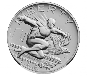 Бэтмен Comic Art 2.5 Ounce Silver Medal – Batman