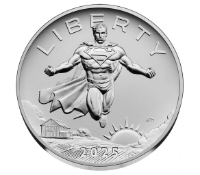 Супермен 2.5 OZ Silver Superman