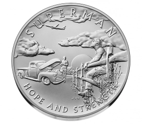 Супермен 2.5 OZ Silver Superman