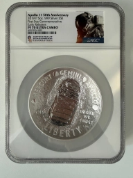 Apollo 11 50th Anniversary commemorative coins