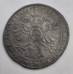 Вольный город Франкфурт, серебряный рейхсталер 1623 г. Фердинанд III.