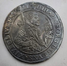 Германские государства Саксония серебряный талер 1626г. Иоганн Георг I