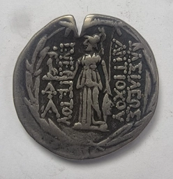 Серебряная тетрадрахма. Антиох VII Эвергет Селевкиды 138–129гг. до н.э