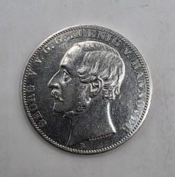 Серебряный талер 1866 B. Ганновер. Последний год королевства!