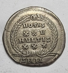 Серебряная римская силиква императора Констанция II 353–355 г