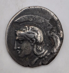 Лукания, Велия. Серебряный номос (дидрахма), 300–280 гг. до н.э.