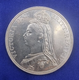 Великобритания 1 Крона 1887 Виктория Юбилейный тип. Первый год чеканки