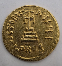 Золотой солид Византии. Император Констант II (641–668 гг.).