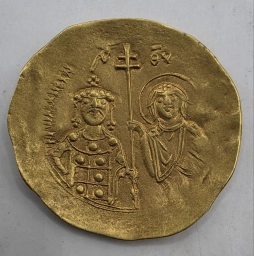 Золотой гиперпирон Византии Иоанн II Комнин 1118–1143. Константинополь