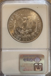 1 доллар 1887 США Морган MS65 NGC
